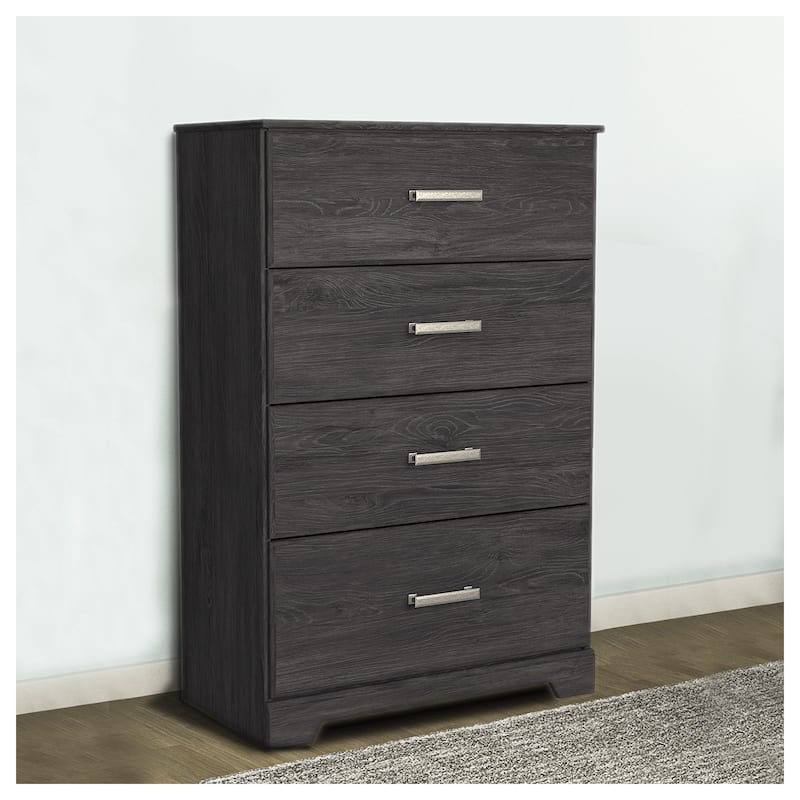 Belachime Black Four Drawer Chest - Black - 4-drawer