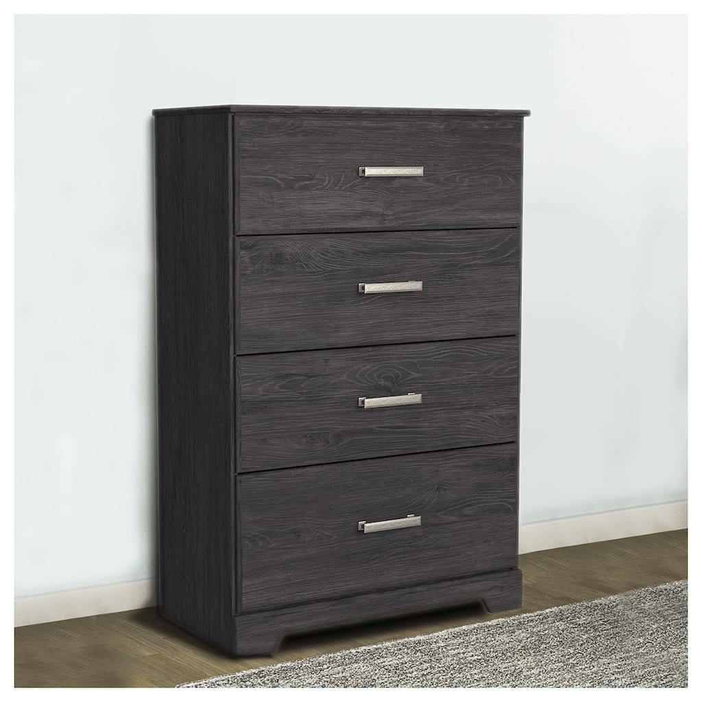 Belachime Black Four Drawer Chest