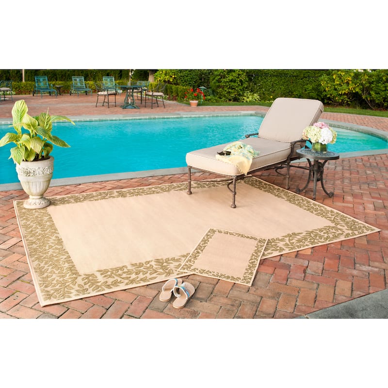 SAFAVIEH Courtyard Verlene Indoor/ Outdoor Waterproof Patio Backyard Rug