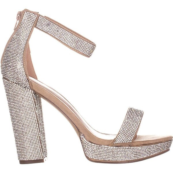 madden girl siren rhinestone platform sandals