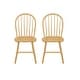preview thumbnail 23 of 43, Declan Farmhouse High Back Spindle Dining Chairs (Set of 2) by Christopher Knight Home - 36"H