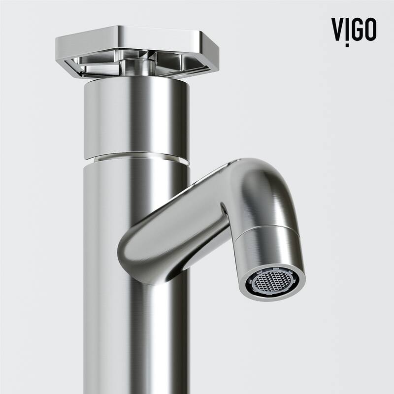 VIGO Ruxton 12" H Single Handle Single Hole Bathroom Vessel Faucet