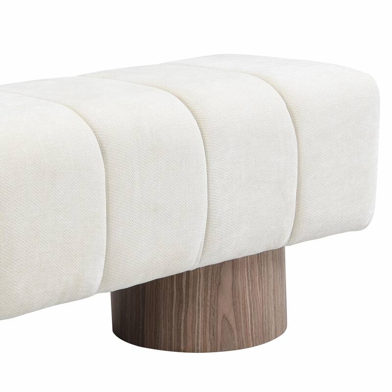 50" Chenille Bench