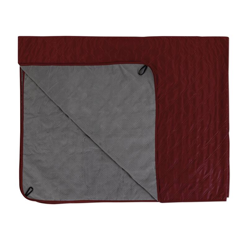 Oniva All-Purpose Machine Washable Stadium Blanket, (Burgundy)