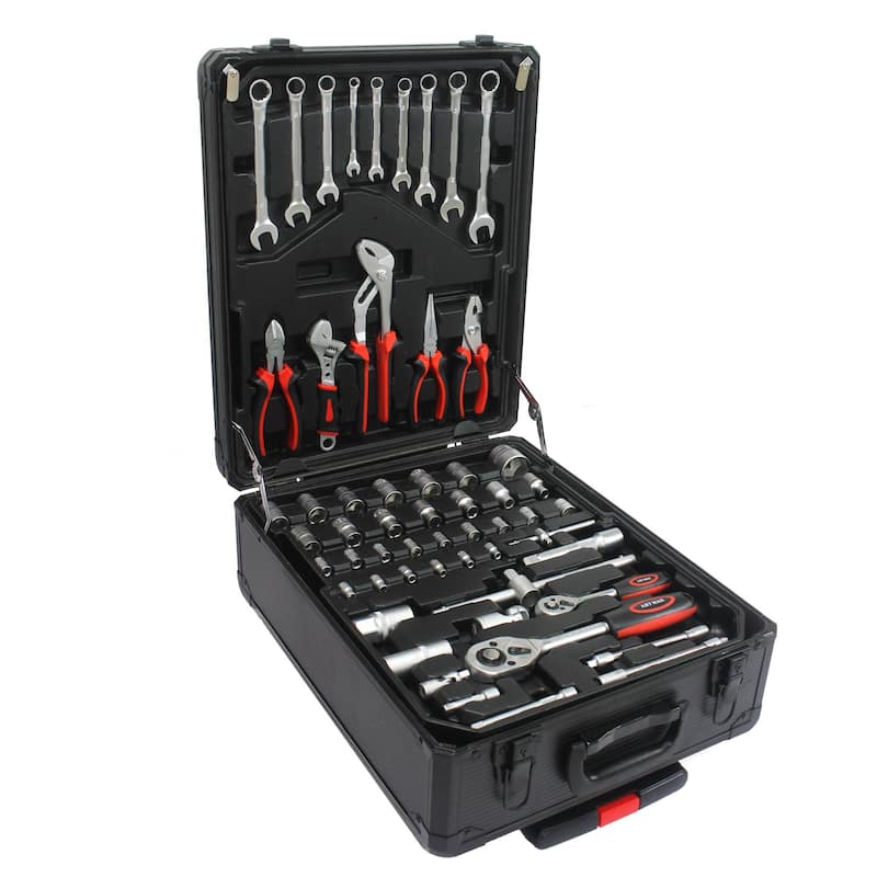 899pcs Home Repair Toolbox Storage Set Kit with 4 Drawers