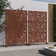 preview thumbnail 71 of 166, Outdoor Privacy Screen with Stand for Patio Garden Metal Fence