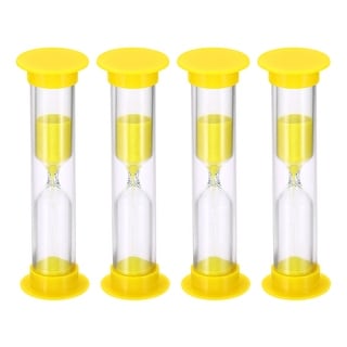 Sandy Clock 2 Minute Sand Timer, 4Pcs Small Sandy Clock, Count Down Sand Glass ...