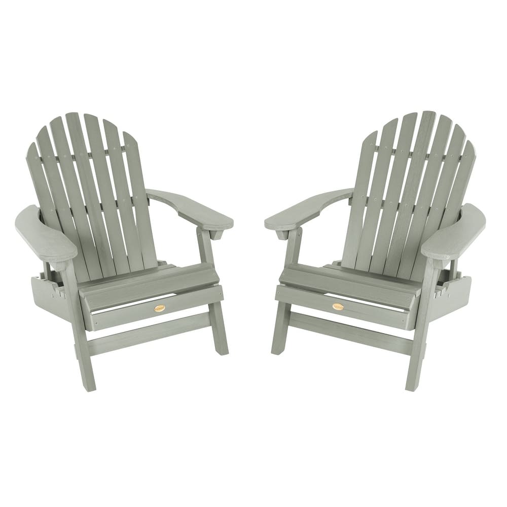 Highwood Hamilton Reclining Adirondack Chairs (Set of 2)