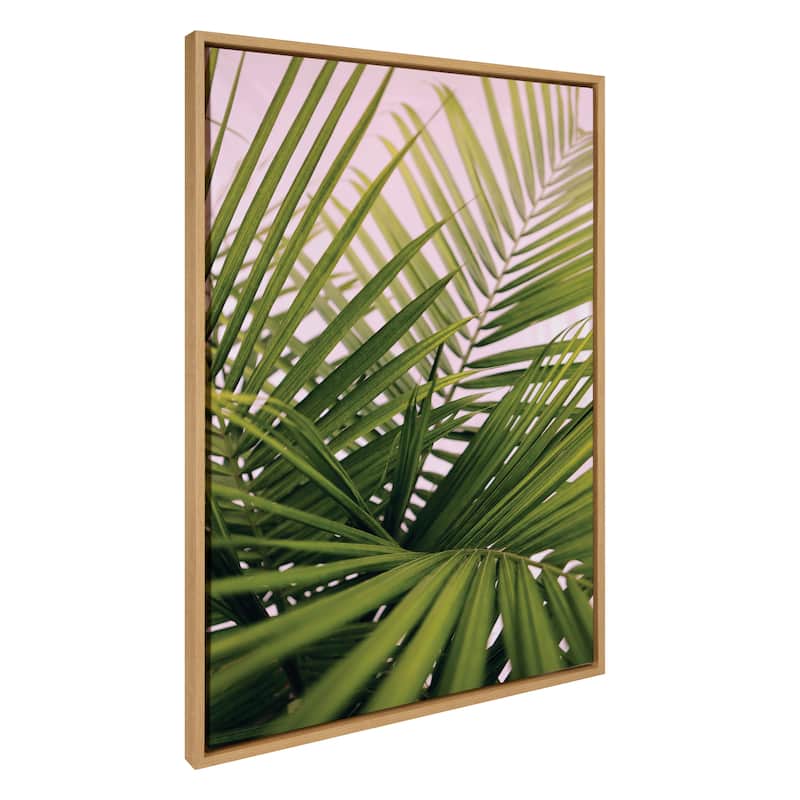 Kate and Laurel Sylvie Her Majesty 2 Framed Canvas by Alicia Bock - 28x38 - Natural