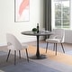 Morden Fort Modern Round Dining Table for Kitchen, Living Room - On ...