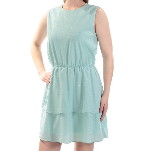aqua fit and flare dress