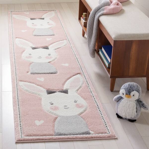 SAFAVIEH Carousel Kids Njomeza Bunny Rug