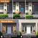preview thumbnail 8 of 11, Motion Sensor Outdoor Wall Lights 2 Pack Wall Sconce Dusk to Dawn Lights Black Exterior Lighting - D4" X H 10.5"