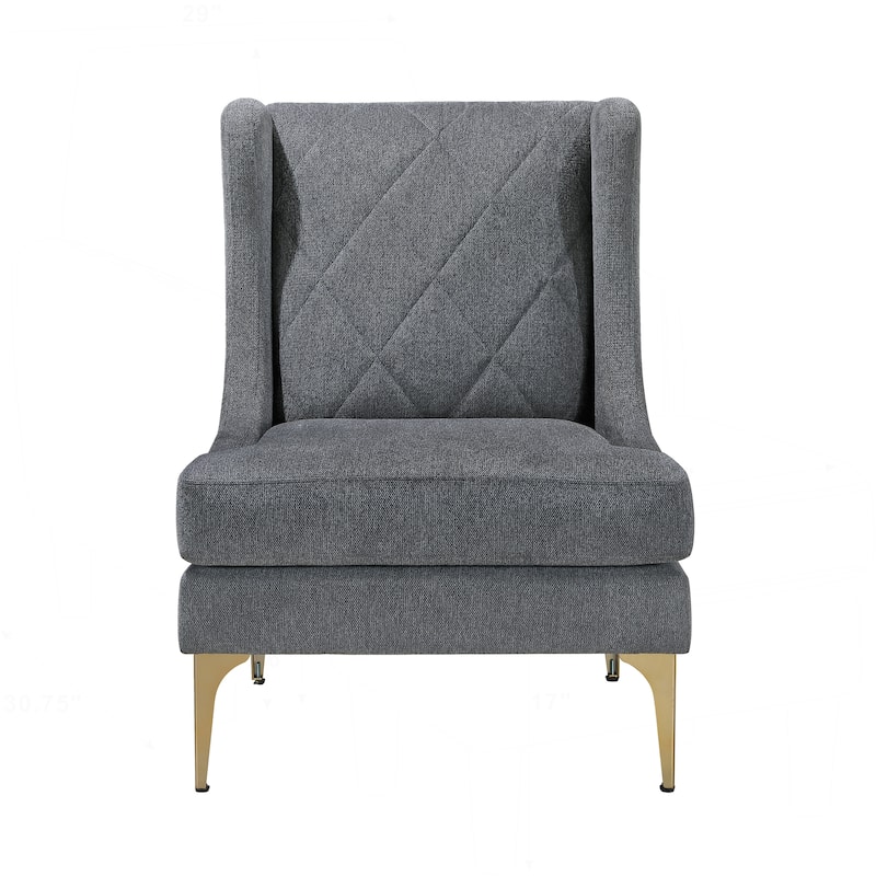 Luxurious Wingback Accent Chair with Exceptional Comfort and Stylish Design