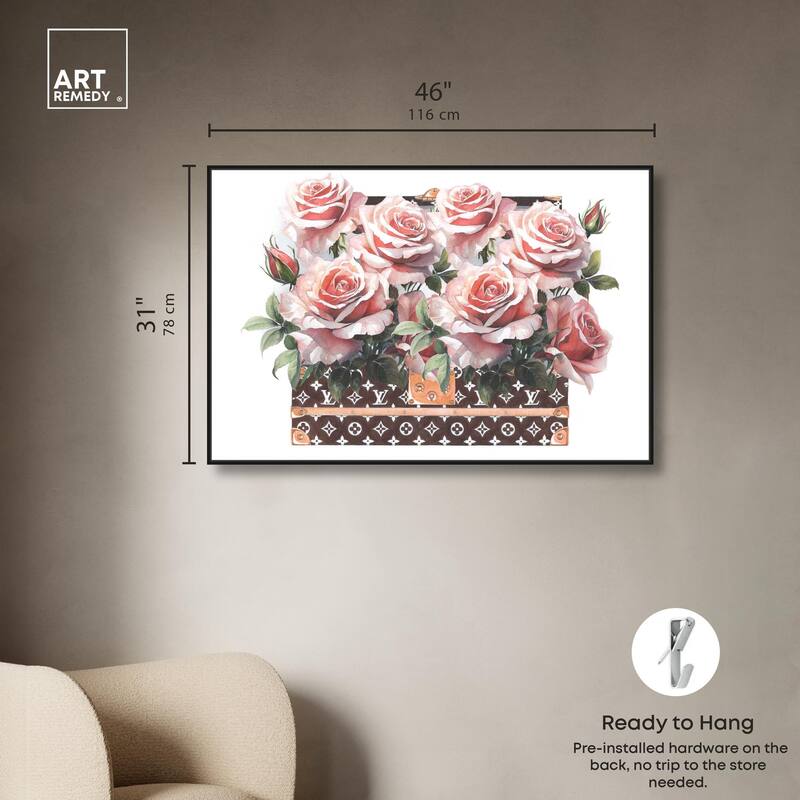 Doll Memories - Stylish Roses Canvas by Art Remedy