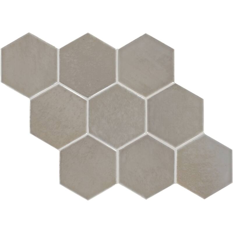 Daltile Mesmerist 4" Ceramic Hexagon Wall Tile (30 PC Per Carton) (3.00 SQFT Per Carton)