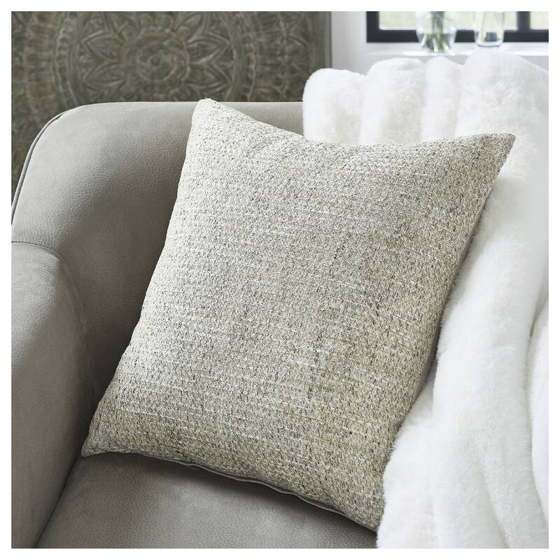Signature Design by Ashley Erline Beige Pillow (Set of 4) - Pillow Sets - 20"W x 7"D x 20"H - Polyester - Beige - Set of 3 or More