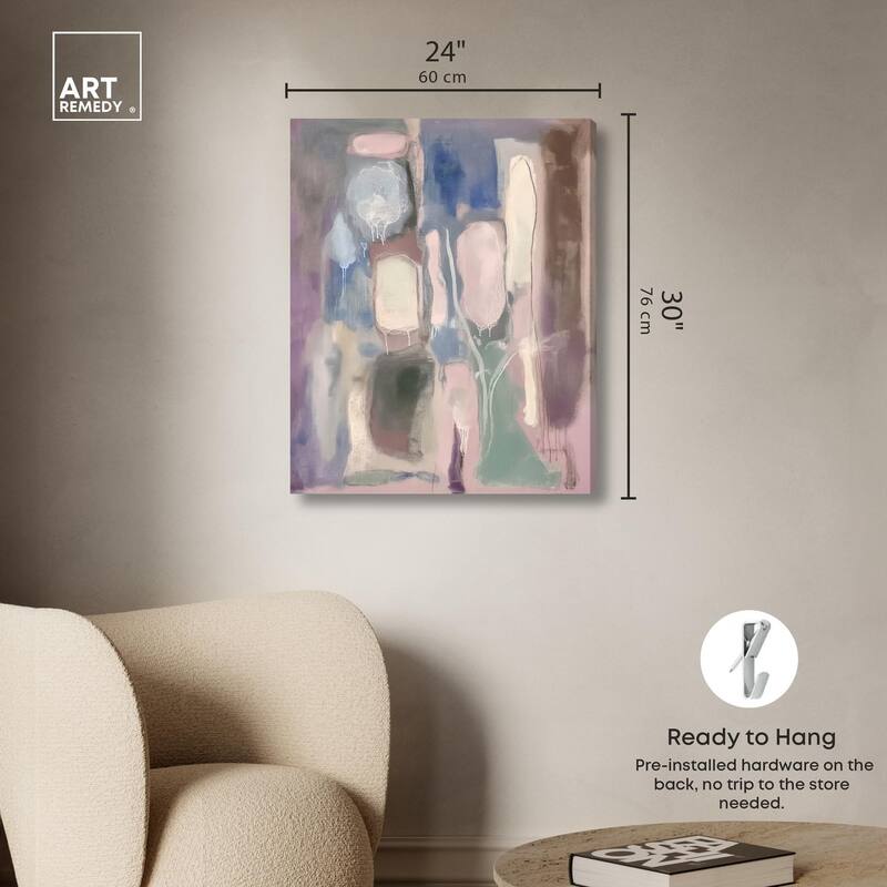 Silk and Satin III Canvas by Art Remedy, Gallery Wrapped