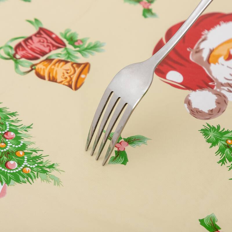 Ray Star Happy Christmas tablecloth Festival