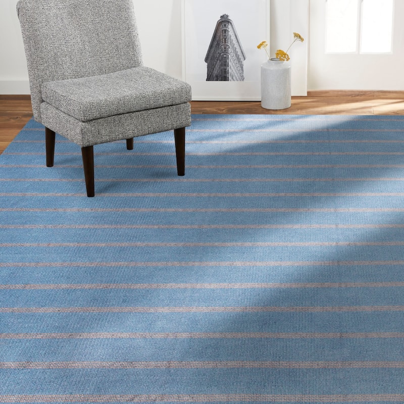 Sevita Striped Jute Area Rug