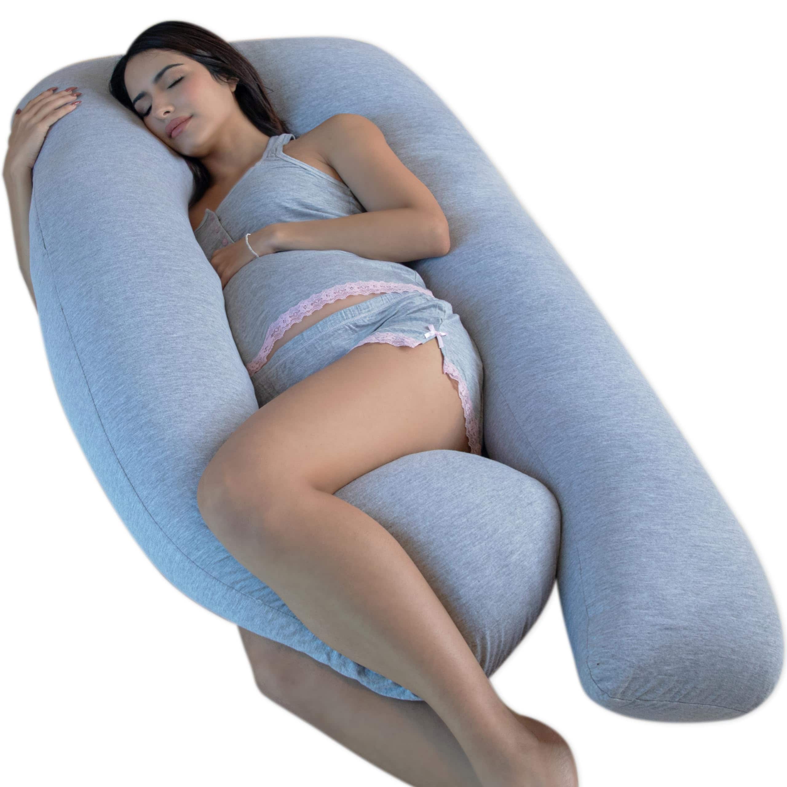 Pregnancy Pillows U Shape Full Body Pillow Cooling Removable Cover Pregnancy Pillows Maternity Pillow and Pregnancy Must Haves Bed Bath Beyond 40357598