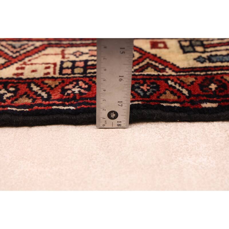 ECARPETGALLERY Hand-knotted Anadol Dark Navy Wool Rug - 3'3 x 5'11