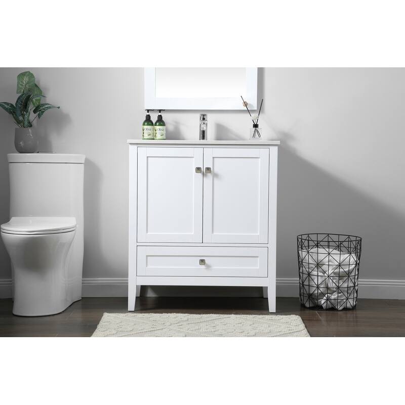 Elegant Lighting VF21130 Hamilton 30" Free Standing Single Basin
