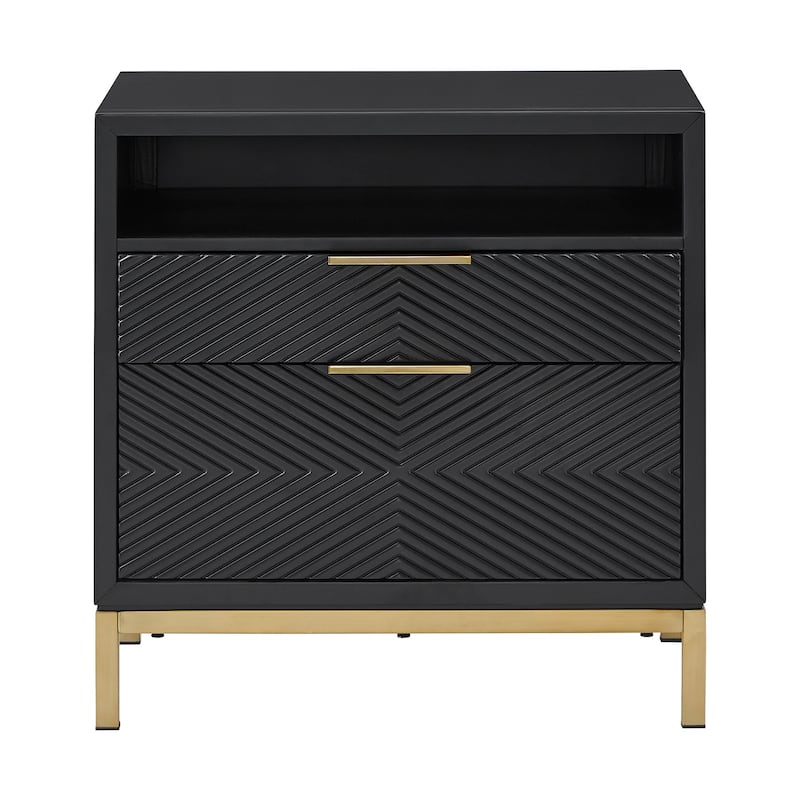 Elea 26" Tall 2 - Drawer Nightstand by iNSPIRE Q Bold
