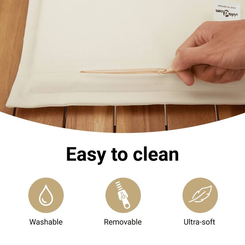 vidaXL Garden Sofa Set Brown Poly Rattan Medium Modular - 21.7 x 21.7 x 14.6