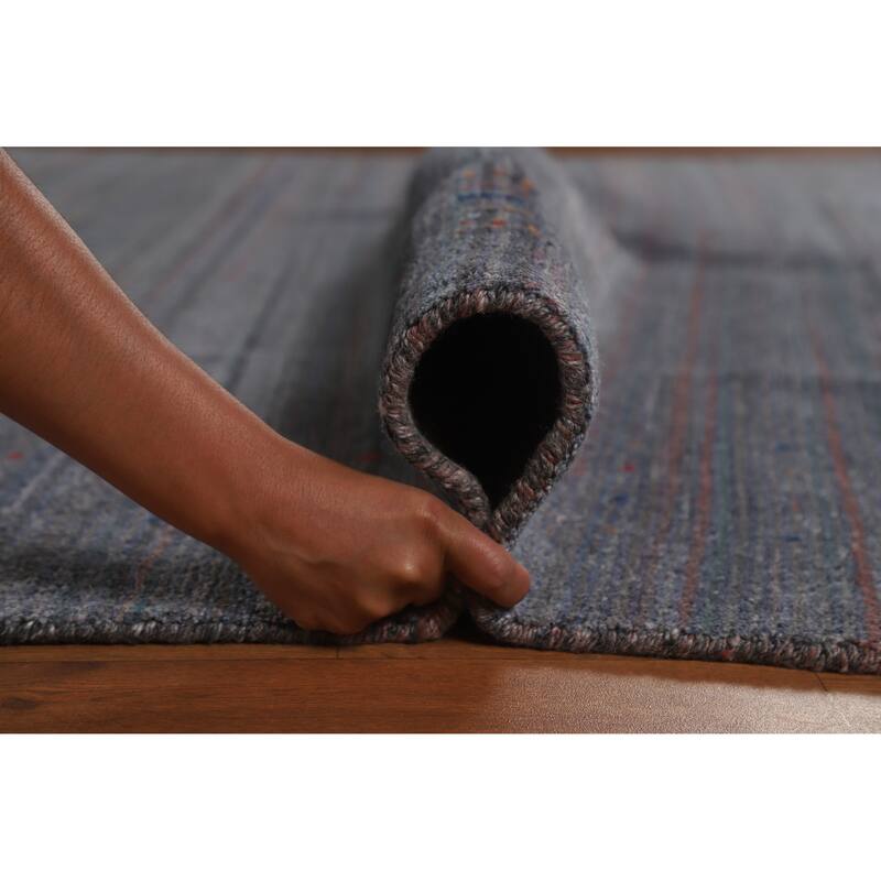 Hand Knotted Oriental 100% Wool Carpet Tribal Tribal Multi-Colored Gabbeh Area Rug - 9' 11'' X 8' 0''