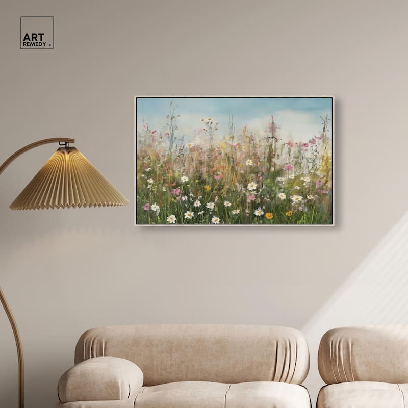 Glimmering Glade Garden I Canvas by Art Remedy