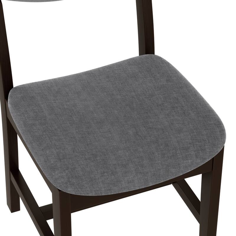 19.02" Farmhouse Upholstered Dining Chair, Set of 4
