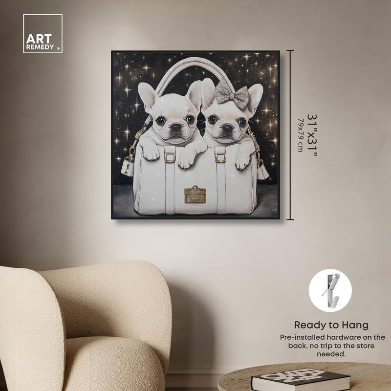 Constellation Frenchie Purse Canvas by Art Remedy