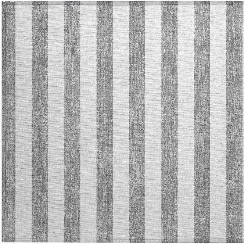 Fafi Stripe Weather Resistant Blended Style Outdoor Rug