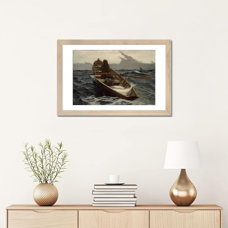 iCanvas "The Fog Warning" by Winslow Homer