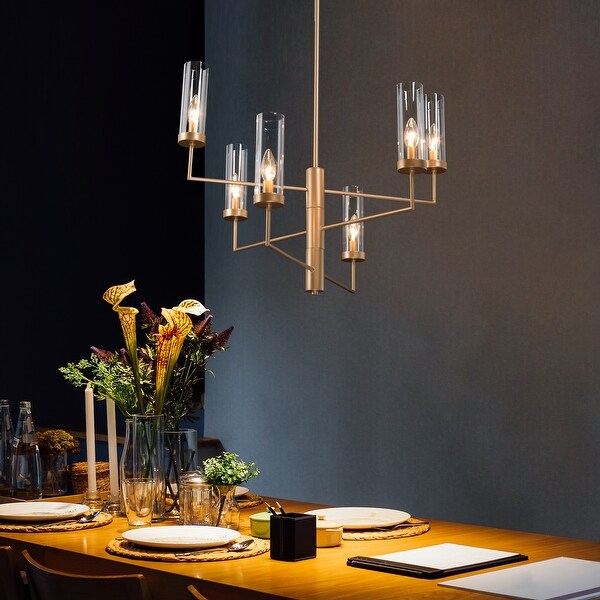 6 light chandelier with shade discount