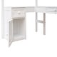 preview thumbnail 16 of 15, Multifunctional Twin Loft Bed with Storage Drawers, Bookshelves, Cabinet and Desk, Solid Wood Frame with Guardrails and Ladder