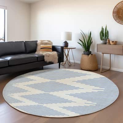 Premium Washable Super Soft Global Stripes Mayfield Rug
