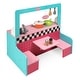preview thumbnail 2 of 7, Badger Basket Retro Diner and Kitchen Doll Playset with Accessories