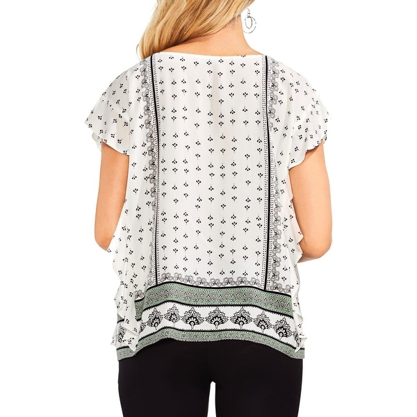 vince camuto ruffle sleeve top