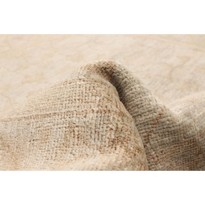 ECARPETGALLERY Hand-knotted Vibrance Grey Wool Rug - 3'10 x 5'9