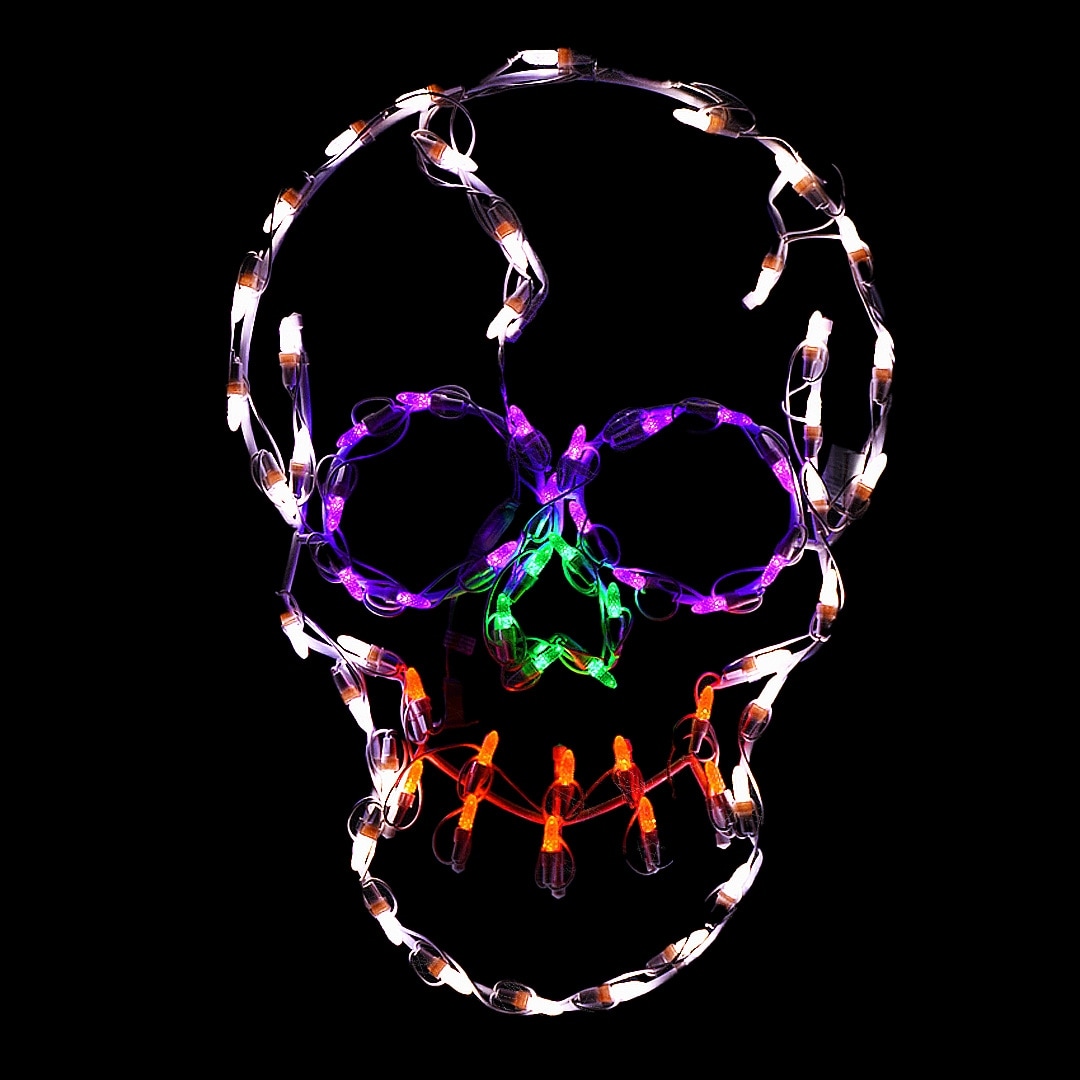 Halloween LED Small Skull 24 inches