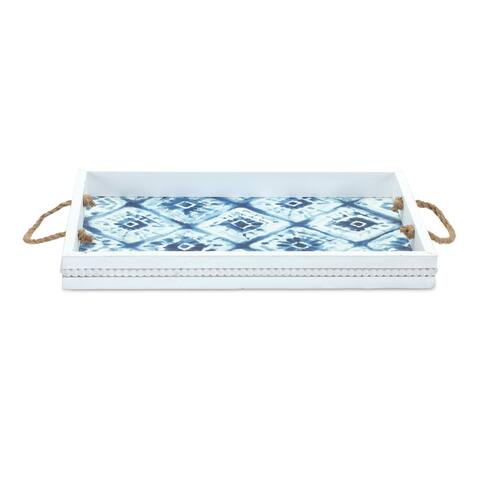 Wooden Tray (Set of 2) - 20 x 12 x 2