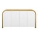 preview thumbnail 27 of 38, Curved Corner Design Wave Door Panel Cabinet