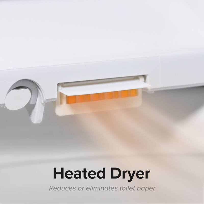 SmartBidet SB-2400 Electric Bidet Seat for Elongated or Round Toilets