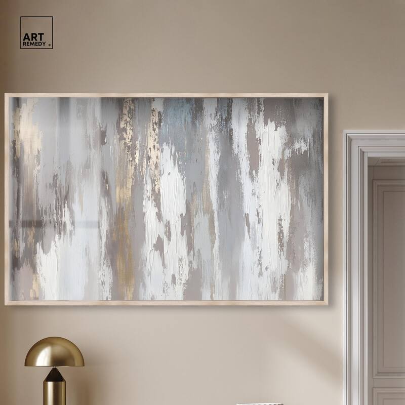 Flooding Gold I Shadowbox by Art Remedy