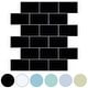 preview thumbnail 4 of 45, Subway Tiles Peel and Stick Backsplash, Stick on Tiles Kitchen Backsplash (Thicker Design Pack of 10) Black