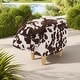 preview thumbnail 3 of 28, Bessie Fabric Cow Ottoman by Christopher Knight Home