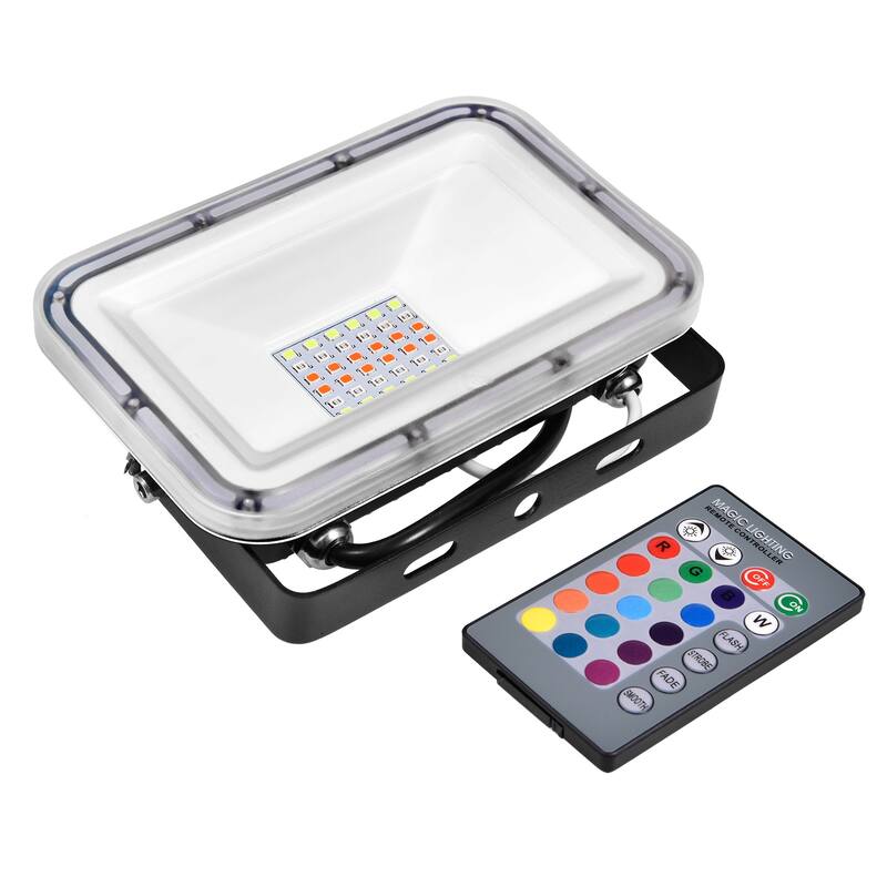 RGB LED Flood Lights, 30W/50W/100W Color Changing Spotlight with R/C