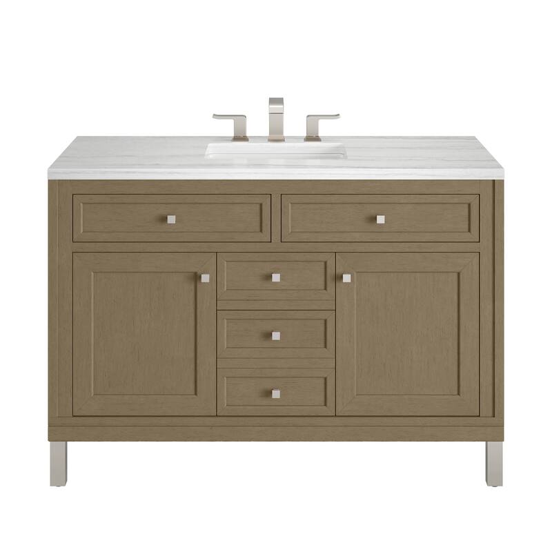 Chicago 48" Single Vanity, Walnut Whisper